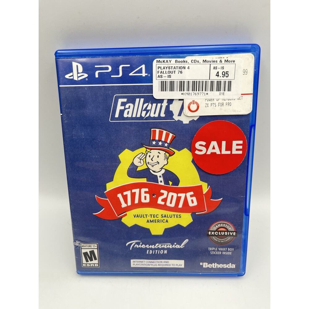 Fallout 76 - Tricentennial Edition (Sony PlayStation 4 PS4) Tested!